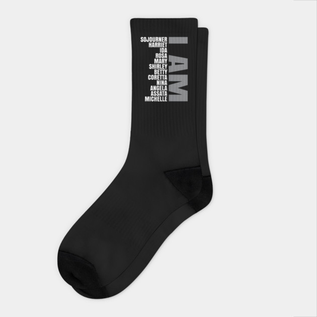 I Am A Strong Black Woman Socks by UrbanLifeApparel