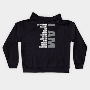 I Am A Strong Black Woman Kids Hoodie