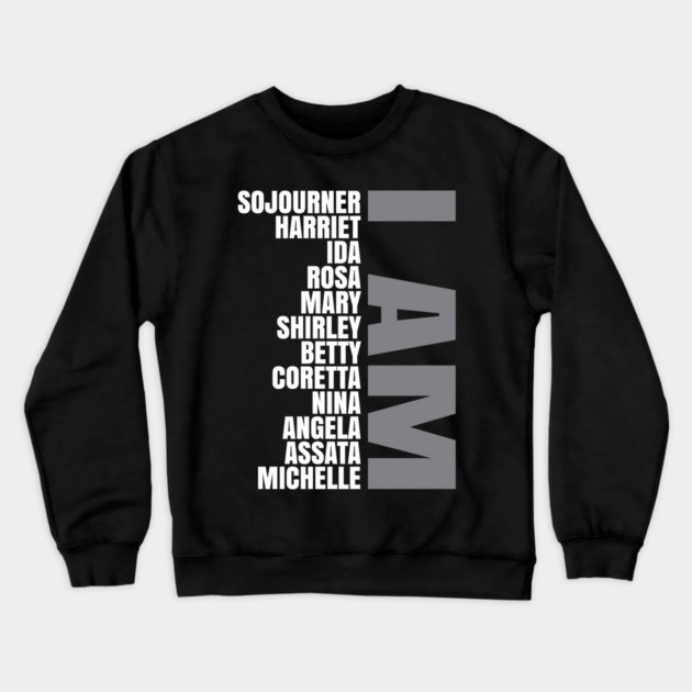 I Am A Strong Black Woman Crewneck Sweatshirt by UrbanLifeApparel
