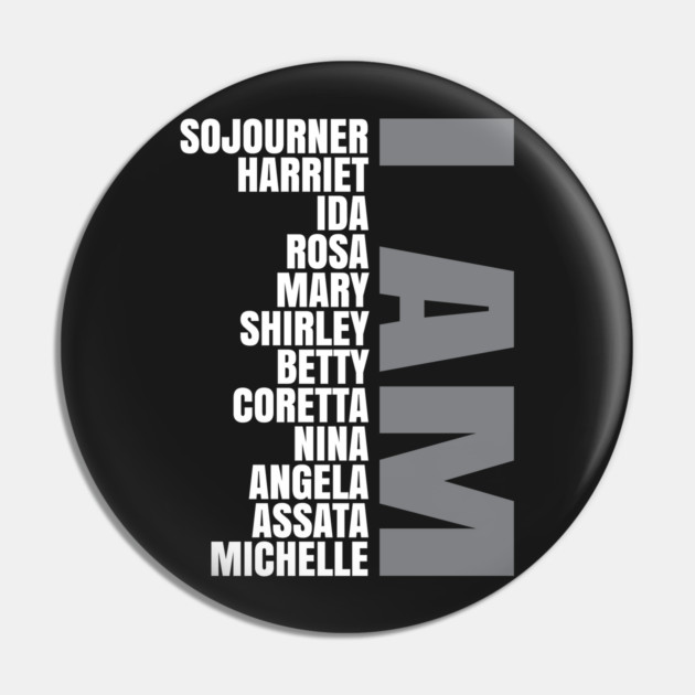 I Am A Strong Black Woman Pin by UrbanLifeApparel