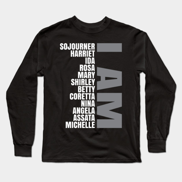 I Am A Strong Black Woman Long Sleeve T-Shirt by UrbanLifeApparel