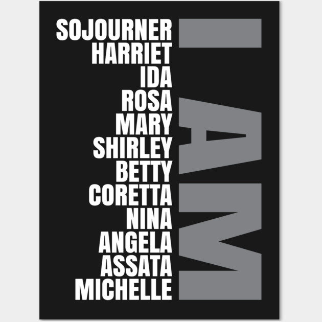 I Am A Strong Black Woman Wall Art by UrbanLifeApparel