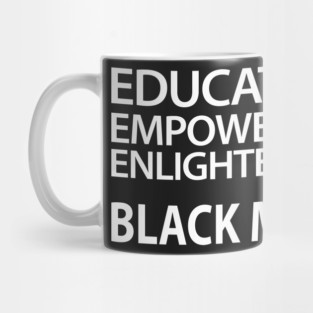 Educated Empowered Enlightened Black Man Mug