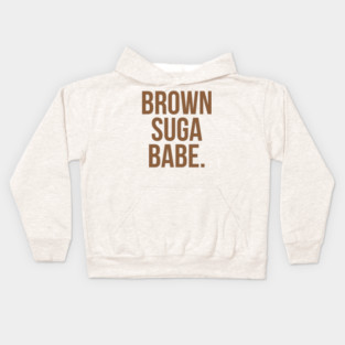 Brown Suga Babe. Kids Hoodie