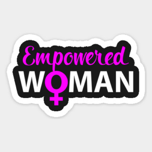 Empowered Woman Sticker
