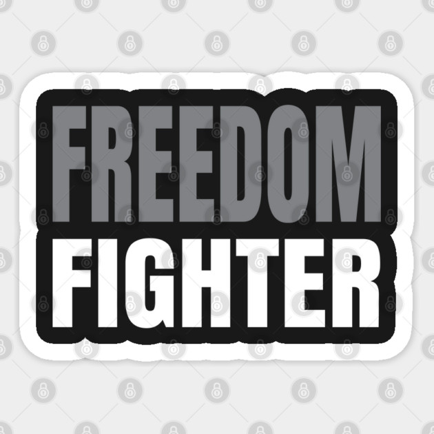 Freedom Fighter Sticker by UrbanLifeApparel