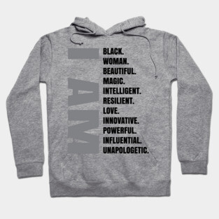I AM | Black Woman Hoodie