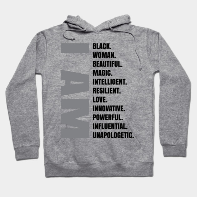 I AM | Black Woman Hoodie by UrbanLifeApparel