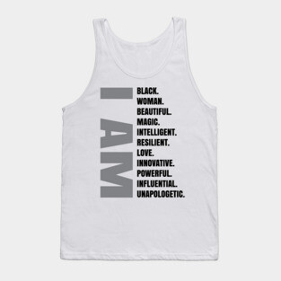 I AM | Black Woman Tank Top