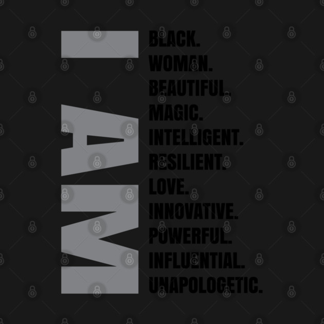 I AM | Black Woman by UrbanLifeApparel