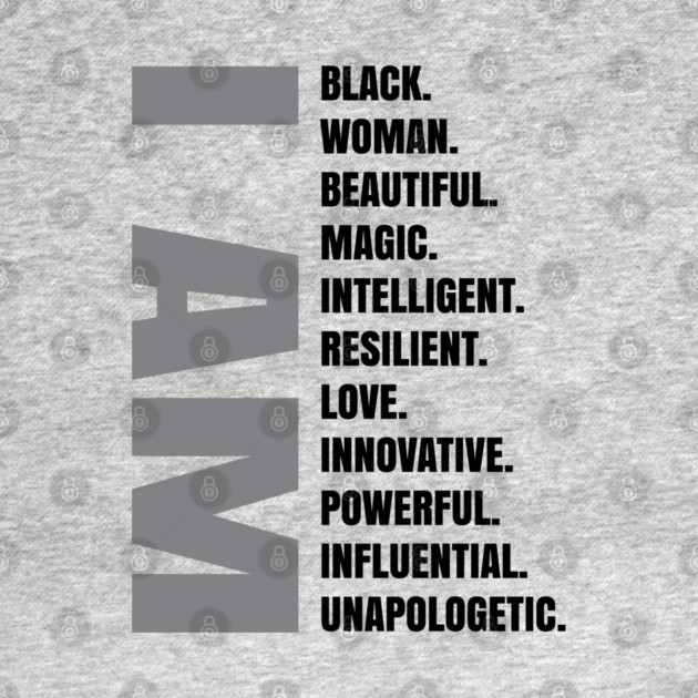 I AM | Black Woman by UrbanLifeApparel