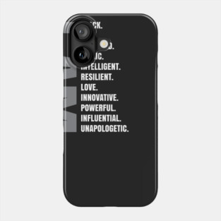 I Am | Black Man Phone Case