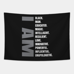 I Am | Black Man Tapestry