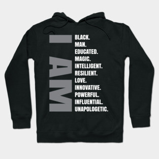 I Am | Black Man Hoodie