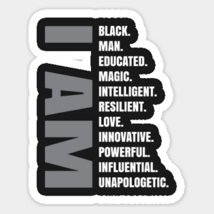 I Am | Black Man Magnet