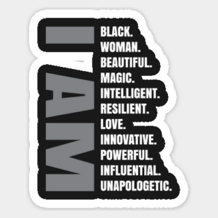 I Am | Black Woman Magnet