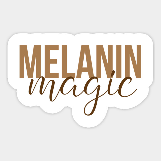 Melanin Magic | Black Girl Magic Magnet by UrbanLifeApparel