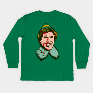 Buddy The Elf Kids Long Sleeve T-Shirt