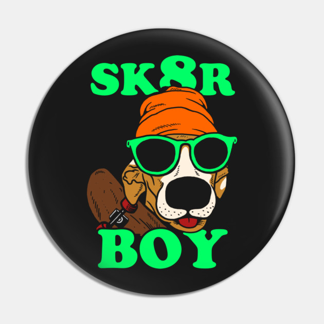 Sk8r Boy Pin by dumbshirts