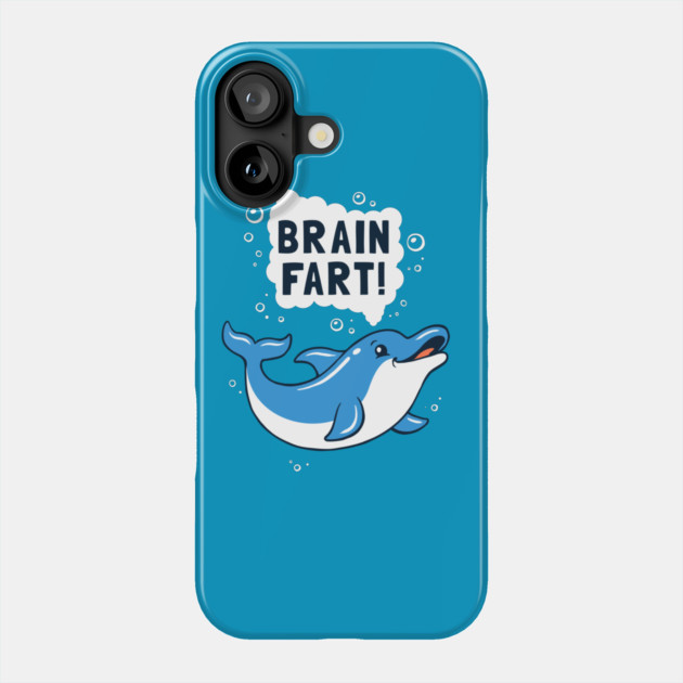 Brain Fart Phone Case by dumbshirts