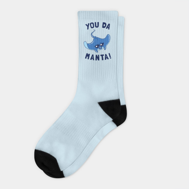 You Da Manta Socks by dumbshirts