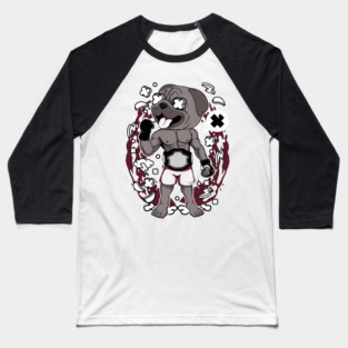 MMA Pug Baseball T-Shirt