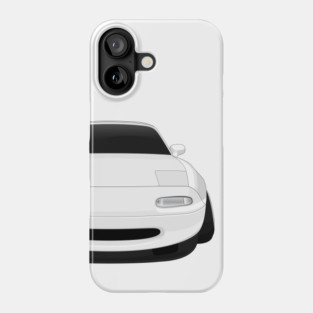 Miata white Phone Case