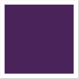 Solid Purple Color Posters and Art