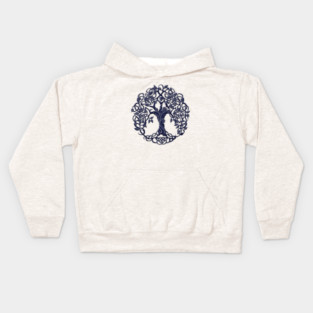 Tree of life Blue Kids Hoodie