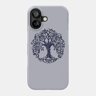 Tree of life Blue Phone Case