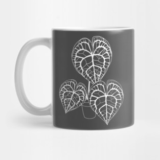 Anthurium clarinervium (white) Mug
