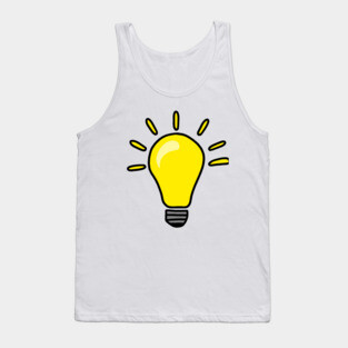 Cute lightbulb Tank Top