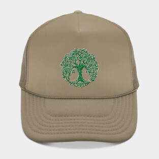 Tree of Life Green Hat