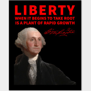 George Washington on Liberty Posters and Art