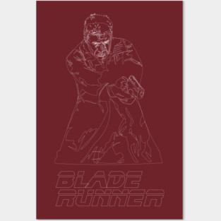 Blade Runner Line Art Posters and Art