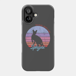 Retro Sphynx Cat Phone Case