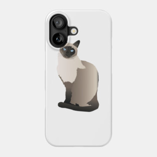 Graceful Siamese Cat Phone Case