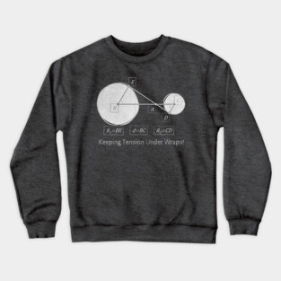 Keeping Tension Under Wraps Web Handling Physics Crewneck Sweatshirt