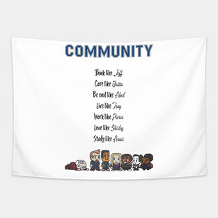 To be like Community - TV show Tapestry