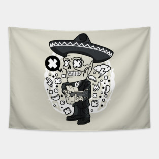 Day Of The Dead Tapestry