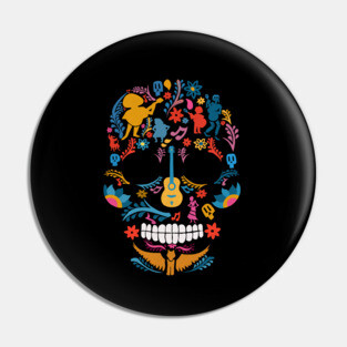 Dia de Los Muertos Pin