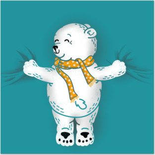 Polar Bear Hug Posters and Art