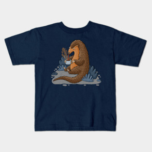 Coffee Pangolin Kids T-Shirt