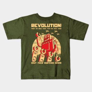 Robot Revolution Kids T-Shirt