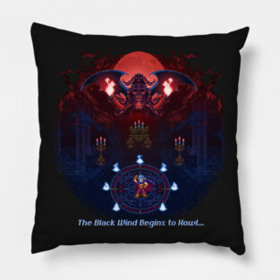 The Black Wind Pillow