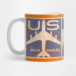 US AIR MAIL stamp Mug