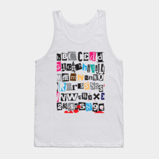 Alphabet Tank Top