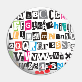 Alphabet Pin