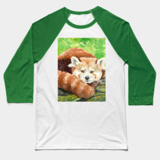 Red panda Baseball T-Shirt