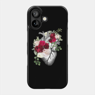 Floral heart Phone Case